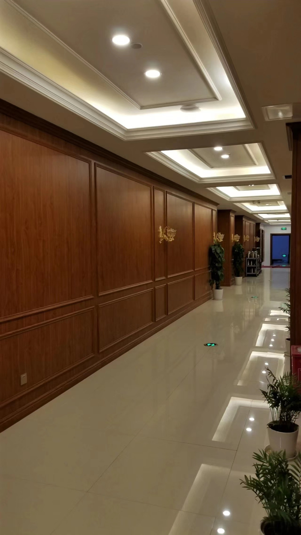 宇成朝陽廣場酒店護(hù)墻板展示